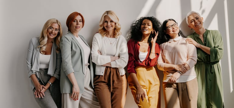 Mature women bonding